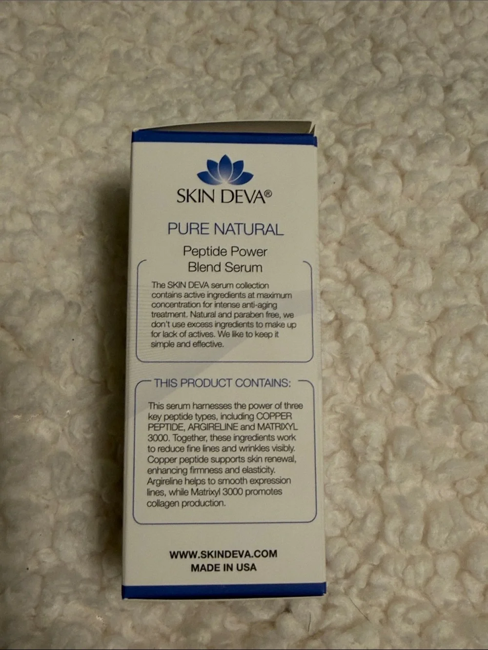 Skin Diva Peptide Power Blend Serum - Cooper Peptides NIB